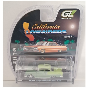 Greenlight 1:64 Chevrolet Bel Air Lowrider 1956 laurel green